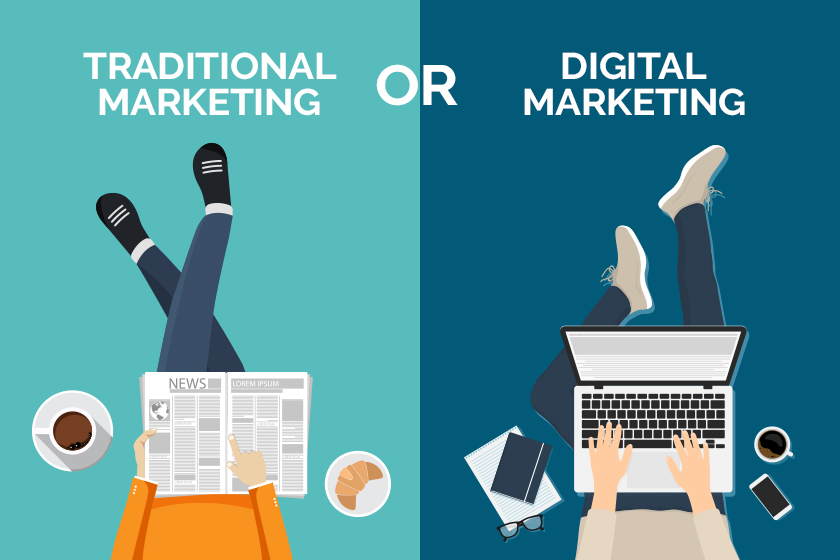 digital vs traditional